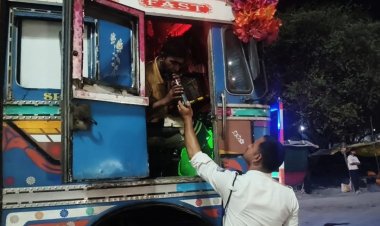 शराब पीकर वाहन चलाने पर सिंगरौली में 5 ट्रक चालकों पर कार्रवाई, 55 हजार रुपये जुर्माना