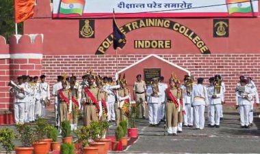 इंदौर पुलिस प्रशिक्षण महाविद्यालय में दीक्षांत परेड सम्पन्न, 984 नव आरक्षक पुलिस सेवा के लिए तैयार