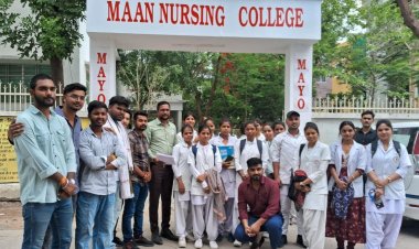 NSUI ने Maan Nursing College पर लगाए फर्जी फैकल्टी और मान्यता घोटाले के गंभीर आरोप 