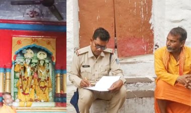 नीलकंठ मंदिर में चोरी: बांसुरी–मुकुट और आभूषण ले उड़े चोर, CCTV और DVR भी साथ ले गए