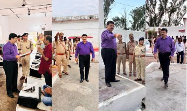 जेल डीजी वरुण कपूर ने नागौद उपजेल का किया निरीक्षण, बंदियों की सुनीं समस्याएं