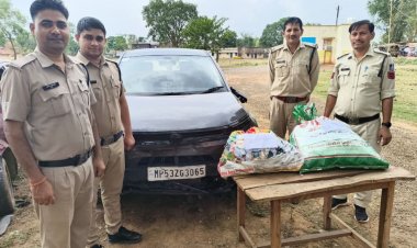 मऊगंज: 393 शीशी नशीली कफ सिरप के साथ 12.79 लाख का माल जब्त, तस्कर फरार