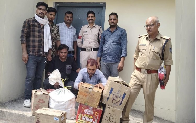 मैहर में 78 हजार की अवैध शराब जब्त, 2 तस्कर गिरफ्तार भेजे गए जेल 