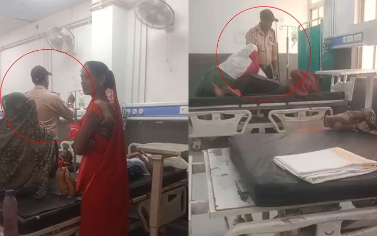 डॉक्टरों की जगह सुरक्षा गार्ड कर रहे मरीजों का इलाज, चितरंगी CHC में मरीज की जान से खिलवाड़