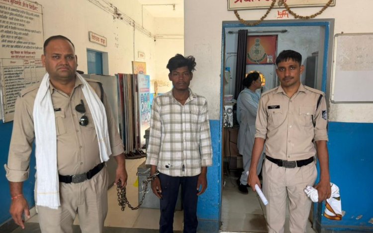 नशे में चोर दुकान में ही सो गया, चोरी का सामान बरामद कर पुलिस ने भेजा जेल