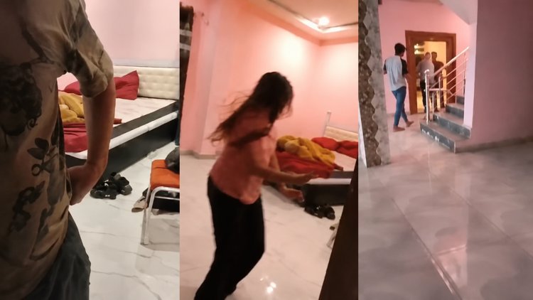 रेंजर को पत्नी ने दूसरी महिला के साथ पकड़ा, होटल से सड़क तक हाईवोल्टेज ड्रामा