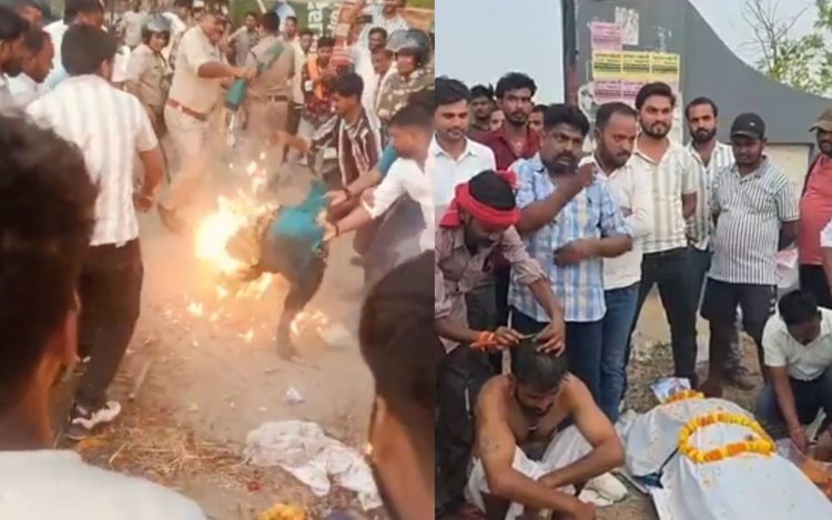 युवक कांग्रेस का प्रदर्शन: राज्यसभा नामांकन को लेकर उठा सियासी बवंडर मऊगंज की सड़कों तक पहुंचा