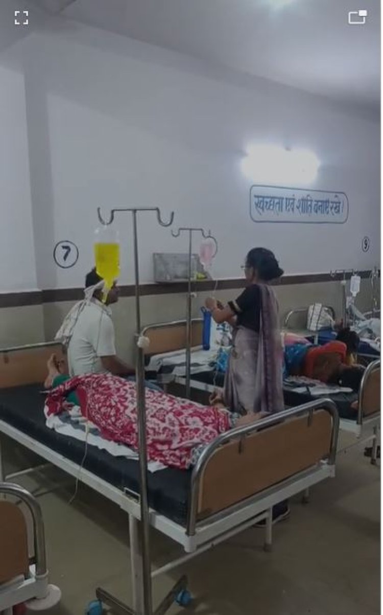 मऊगंज जिला अस्पताल बना लापरवाही का अड्डा,आउटसोर्स डी ग्रेट कर्मचारी के हाथों मरीजों की जान दांव पर