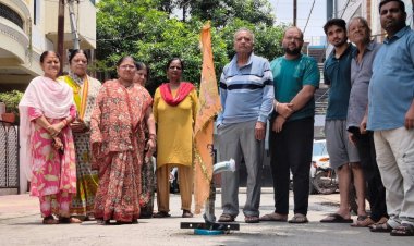 इंदौर में बीच सड़क पर बोरिंग: पानी की समस्या के समाधान पर विवाद, कांग्रेस ने उठाए सुरक्षा के सवाल
