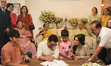 तीसरी बार शादी के बंधन में बंधे मिस्टर परफेक्शनिस्ट: मुंबई में हुई प्राइवेट मैरिज सेरेमनी, अंबानी परिवार भी रहा मौजूद