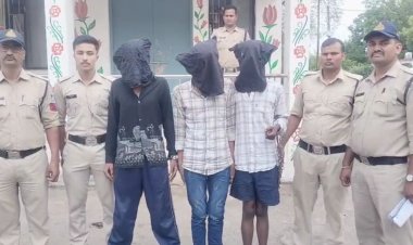 सतना: युवक से लूट करने वाले 3 बदमाश गिरफ्तार, मोबाइल और चांदी की ब्रेसलेट बरामद