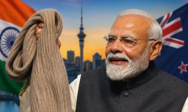 न्यूजीलैंड में PM मोदी ने दिखाया 30 साल पुराना मफलर, सुनाया तीन गिफ्ट मिलने का दिलचस्प किस्सा