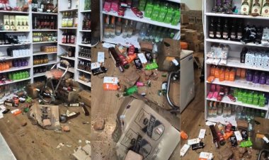 Damoh में शराब दुकान पर बदमाशों का हमला, मुफ्त शराब और पैसों की मांग को लेकर तोड़फोड़