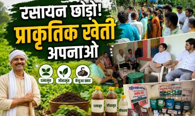 मऊगंज में प्राकृतिक खेती को बढ़ावा, किसानों को घनामृत-जीवामृत अपनाने की सलाह