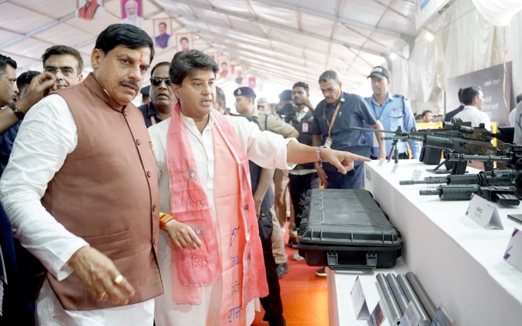 शिवपुरी बना रक्षा हब: CM मोहन और सिंधिया की मौजूदगी में अडाणी समूह की मेगा डिफेंस यूनिट का शुभारंभ