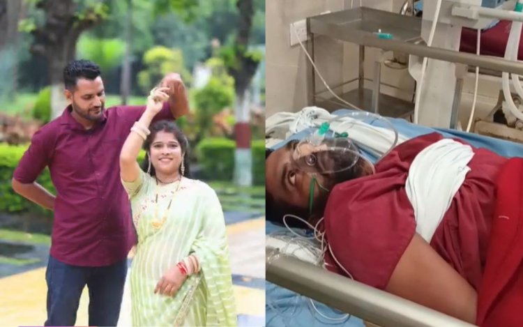 पत्नी के जाने और ब्लैकमेलिंग से तंग आकर युवक ने की आत्महत्या, परिजनों ने थाने के सामने शव रखकर किया चक्काजाम