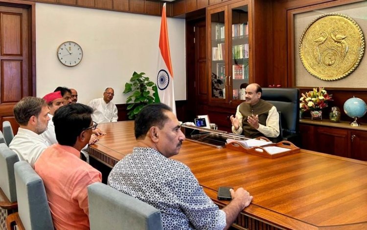 Parliament Monsoon Session 2026: पेपर लीक मुद्दे पर स्पीकर से मिले राहुल गांधी