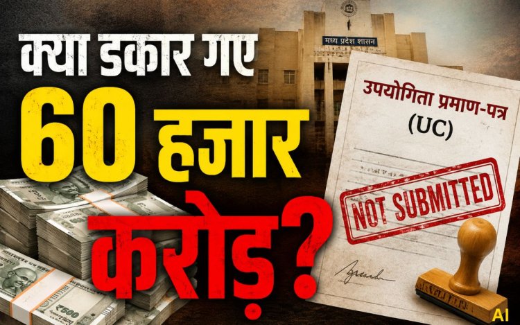 CAG रिपोर्ट में खुलासा: MP के विभागों ने ₹60 हजार करोड़ खर्च किए, लेकिन हिसाब देने वाले हजारों सर्टिफिकेट अब भी गायब