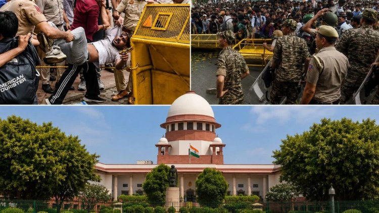 'प्रदर्शन करेंगे तो लाठीचार्ज कर दोगे?', सुप्रीम कोर्ट ने पुलिस एक्शन पर लगाई फटकार