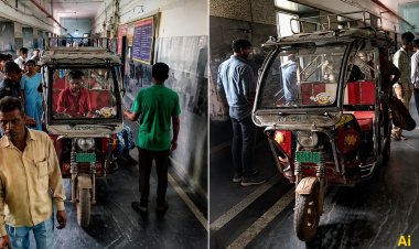 सतना जिला अस्पताल में बाइक के बाद अब ई-रिक्शा पहुंचा वार्ड तक, सुरक्षा व्यवस्था पर फिर उठे सवाल