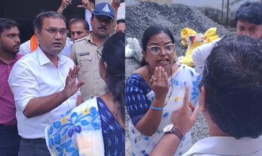 IAS आकाश सिंह और इंदौर निगम नेता प्रतिपक्ष सोनिला मिमरोट के बीच बहस का वीडियो वायरल