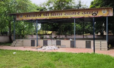 इंदौर के सार्वजनिक गार्डन में जैन संत का अंतिम संस्कार, नगर निगम ने जताई आपत्ति