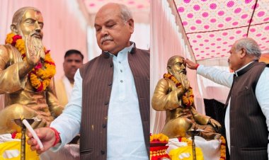 संत रविदास जी के विचार समाज को एकता और सद्भाव की दिशा दिखाते हैं: नरेंद्र सिंह तोमर