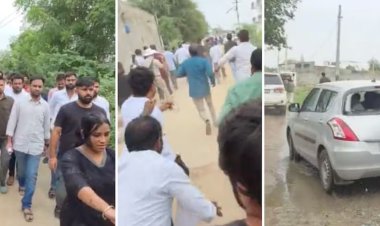 Ashutosh Ranka Attack : जयपुर में CJP प्रवक्ता आशुतोष रांका को पीटकर खदेड़ा, स्कूल निरीक्षण के दौरान पथराव