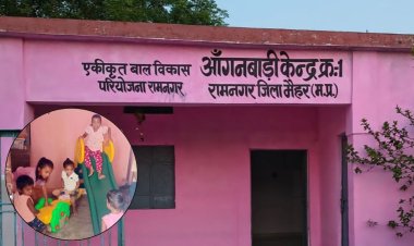मैहर की 112 आंगनवाड़ियां बनीं डिजिटल, टीवी-वाटर फिल्टर और खेल सामग्री से हुईं सुसज्जित