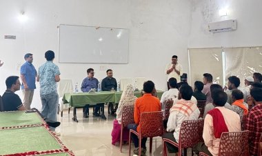 मत्स्य महासंघ के प्रबंध संचालक अनुराग चौधरी ने हलाली जलाशय का किया औचक निरीक्षण