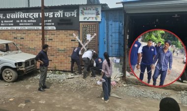 अवैध कब्जा मामले में इंदौर क्राइम ब्रांच का एक्शन, 4 करोड़ की 6 दुकानें और ऑफिस सील