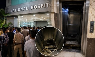 रीवा के नेशनल अस्पताल में बड़ा हादसा: लिफ्ट गिरने से एक व्यक्ति की मौत, परिजनों ने किया हंगामा; जांच में जुटी पुलिस