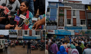 रीवा के नेशनल हॉस्पिटल में ‘मौत की लिफ्ट’: मरीज की गर्दन फंसी, मौत; हंगामे के बाद अस्पताल देगा 15 लाख मुआवजा