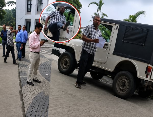 भोपाल नगर निगम में अधिकारियों के बीच विवाद, AHO ने HO को दी धमकी; जूता मारने की कोशिश का वीडियो वायरल
