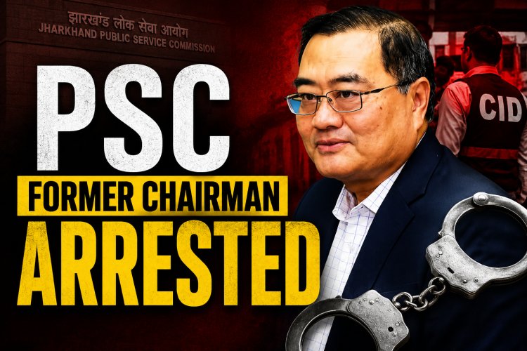 JPSC के पूर्व चेयरमैन एल खांग्याते गिरफ्तार, छात्र आंदोलन के बीच CID की कार्रवाई