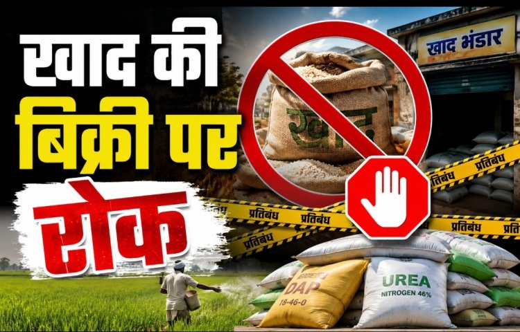 खाद की बिक्री पर रोक, 82 लाख किसानों की बढ़ी चिंता
