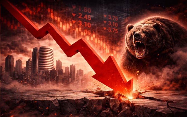 सेंसेक्स में 500 अंक की गिरावट, निफ्टी भी 100 अंक फिसला; 2 IPO भी आज खुले