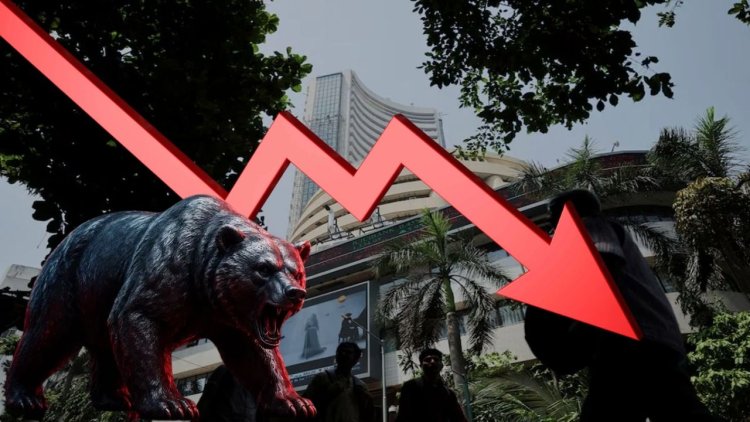 Share Market में गिरावट: Sensex 300 अंक टूटा, Nifty भी 150 अंक नीचे