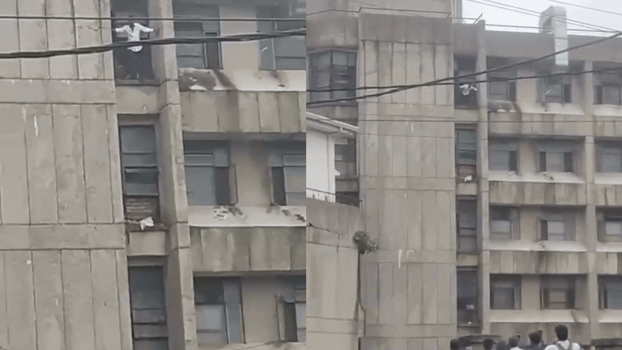 Rewa के Sanjay Gandhi Hospital की 5वीं मंजिल से युवक ने लगाई छलांग, हालत नाजुक