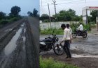 26.86 करोड़ की सड़क निर्माण की रफ्तार धीमी, छह माह बाद भी अधूरा काम