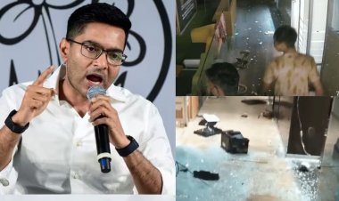 Kolkata TMC Office Attack : TMC दफ्तर पर किया हमला, फोन छीने, फर्नीचर तोड़ा... अभिषेक बनर्जी का BJP पर गंभीर आरोप