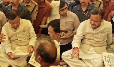 धरने पर बैठे कल्‍पना मिश्रा के परिजनों से मिले डिप्टी CM, Sanjay Gandhi Hospital  में प्रसूता की हुई थी मौत