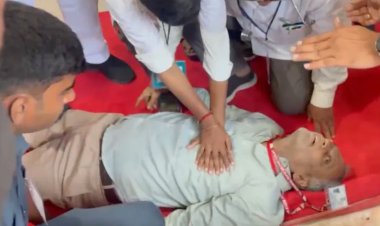 Viral Video : मंत्री जी देते रहे CPR… लेकिन नहीं बच पाई जान, IAS नवीन मित्तल के PS राजू का हार्ट अटैक से निधन