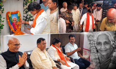 वरिष्ठ पत्रकार मृगेंद्र सिंह के रीवा स्थित निवास पहुंचे कैलाश विजयवर्गीय, दिवंगत माताजी को दी श्रद्धांजलि