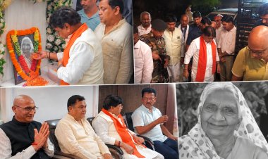 पब्लिक वाणी के CMD मृगेंद्र सिंह के रीवा निवास पहुंचे कैबिनेट मंत्री विजयवर्गीय, दिवंगत मां को दी श्रद्धांजलि