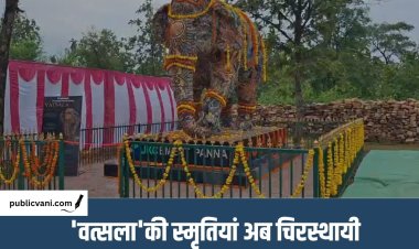 विश्व की सबसे बुजुर्ग हथिनी ‘वत्सला’ की प्रतिमा का अनावरण,  विधानसभा अध्यक्ष बोले- गौरव का क्षण