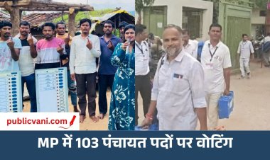 MP में 103 पंचायत पदों पर वोटिंग कुल 4,235 पदों पर होना था उपचुनाव