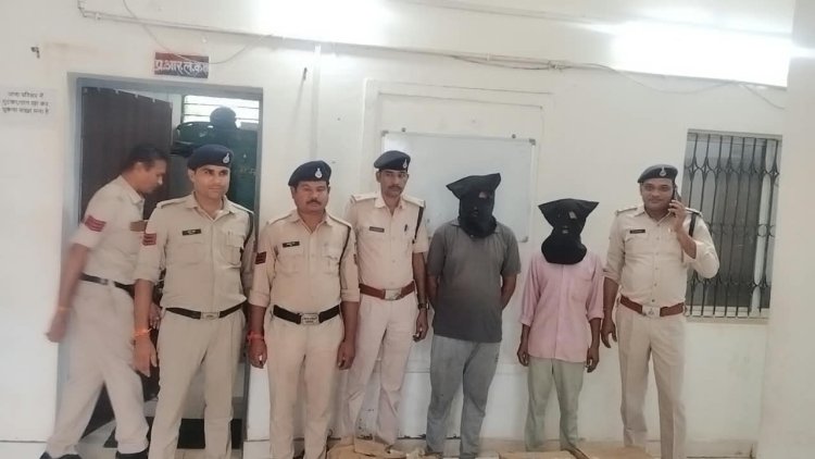 मऊगंज में शराब तस्करों पर शिकंजा: हुंडई कार से 63 लीटर अवैध शराब जब्त, 2 आरोपी गिरफ्तार