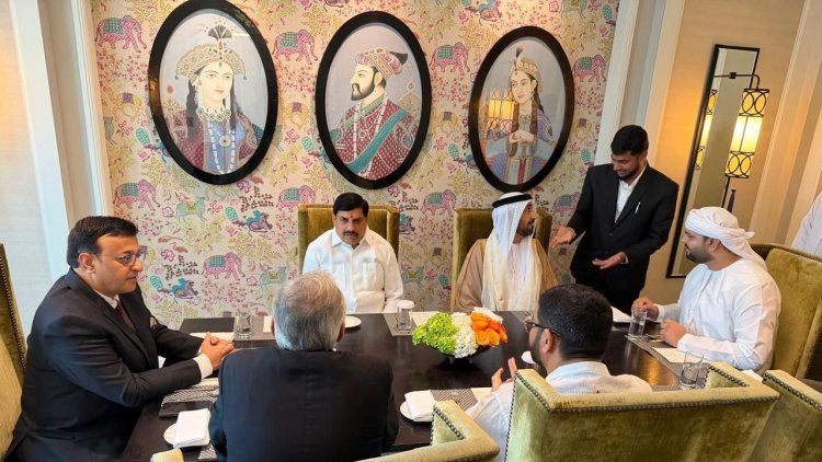 Dubai में Arab Parliament के अध्यक्ष से CM Dr. Mohan Yadav की मुलाकात, GIS 2027 का दिया न्योता
