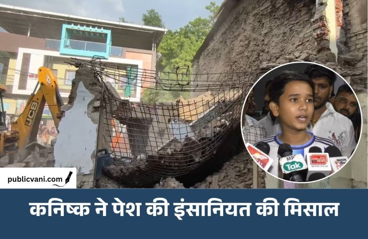 इंदौर इमारत हादसे में नाबालिग बना फरिश्ता: कनिष्क ने मलबे में फंसे लोगों को निकाला, पेश की इंसानियत की मिसाल